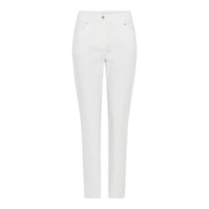 i'CONA Women's White Skinny Jeans Size 12 Cropped NWT